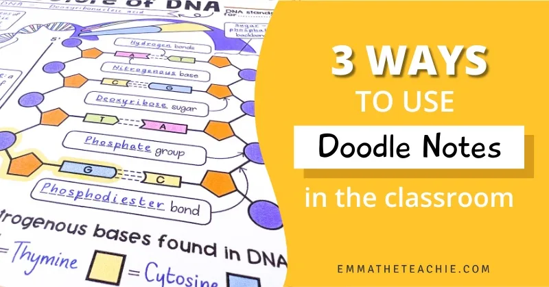 3 Easy Ways to use Doodle Notes in the Classroom